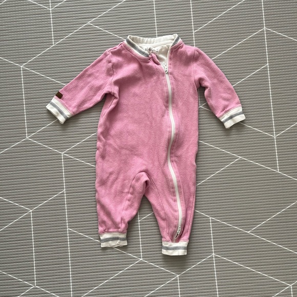 6-12 m Organic cotton playsuit, organic cottage collection by Juddlies designs - Picture 5 of 14